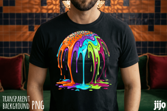 Download Rainbow Dripping Sprinkles Vibrant PNG - Vibrant png Collection
